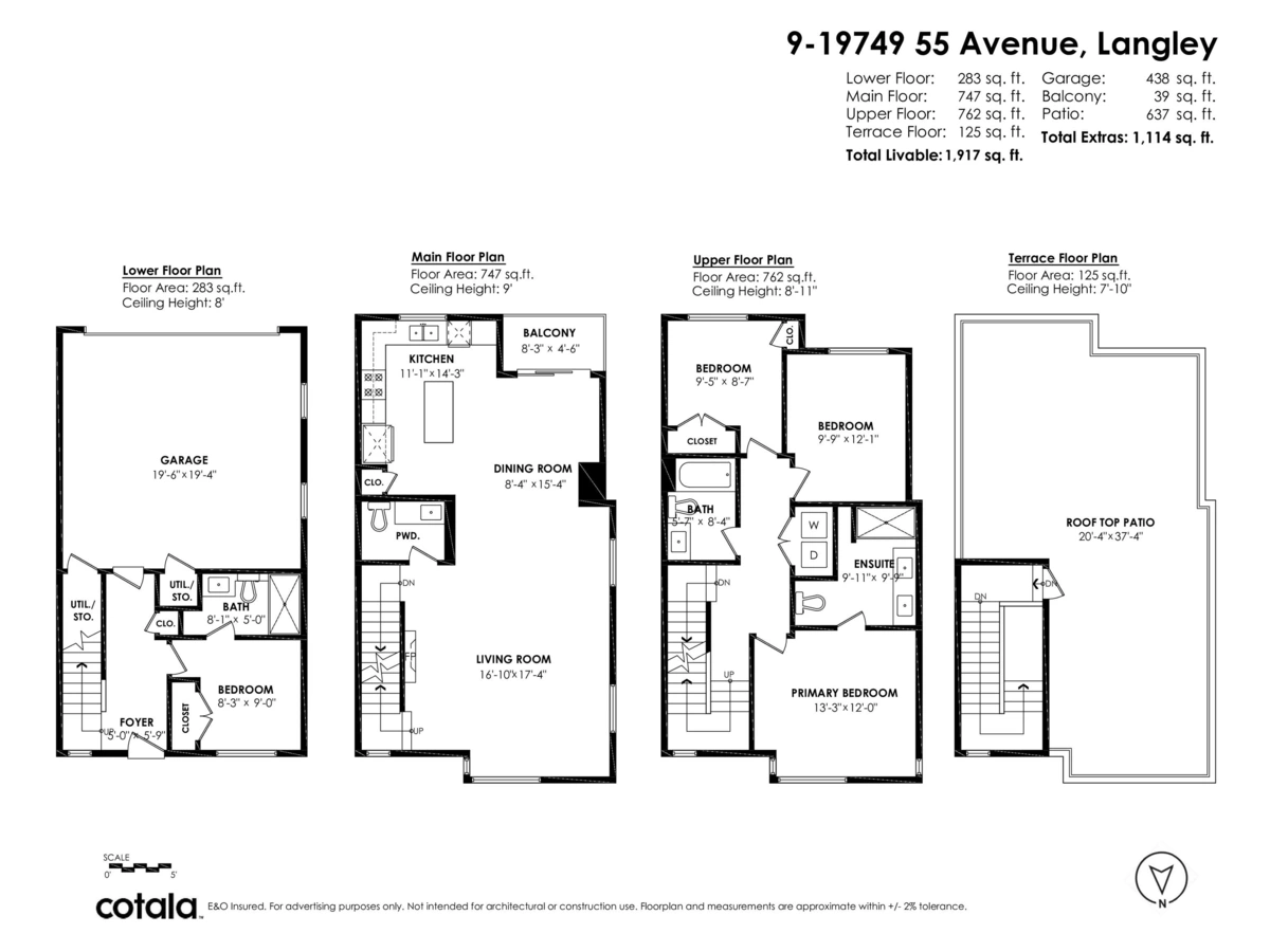 Playground / Recreational Area Near 9 19749 55 Avenue, Langley, BC