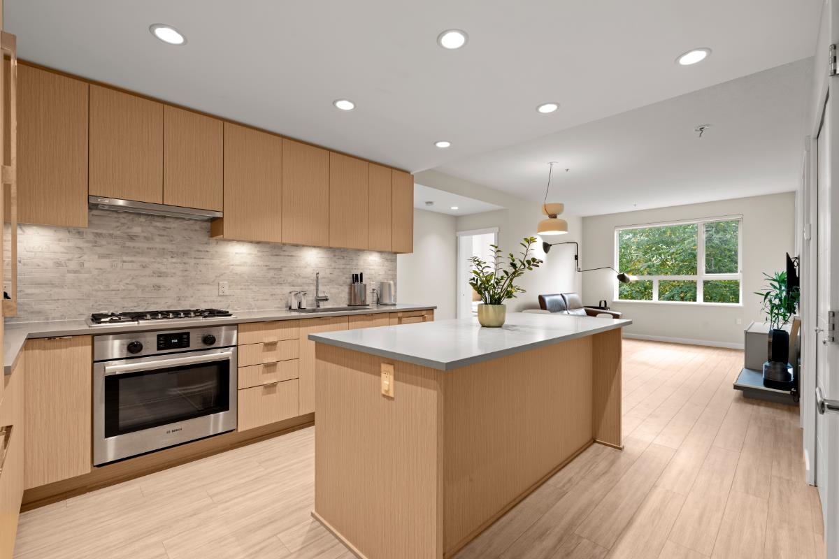 Kitchen Island Photo of 225 9213 Odlin Road, Richmond, BC