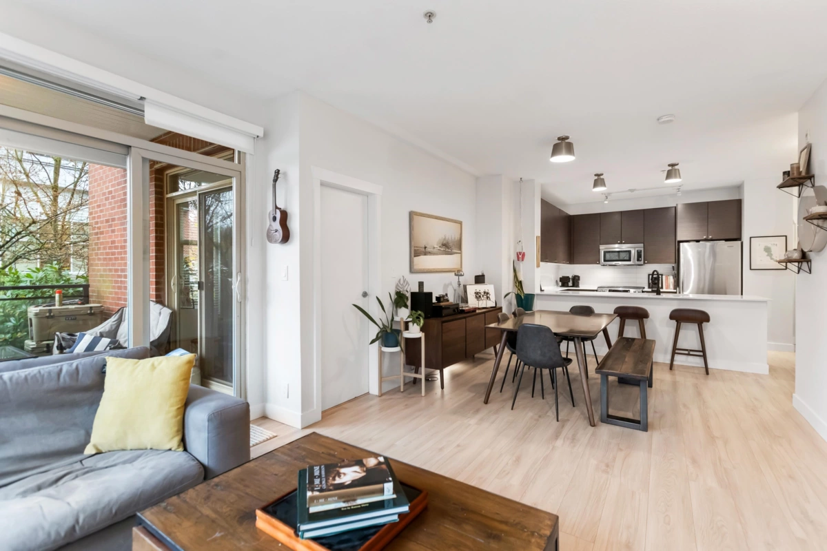 Dining Area Photo of 112 101 Morrissey Road, Port Moody, BC