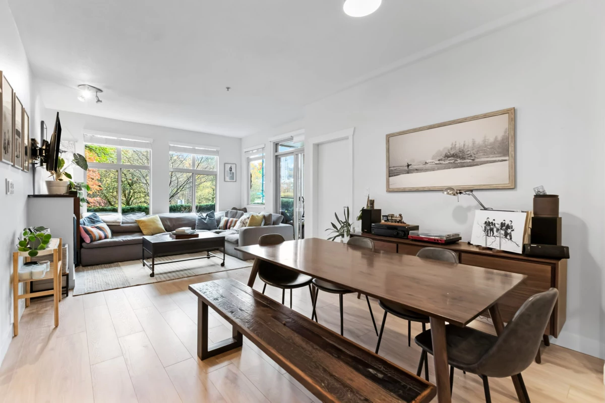 Exterior Front Photo of 112 101 Morrissey Road, Port Moody, BC