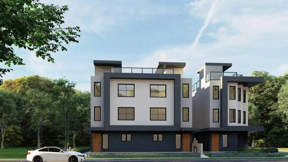 Exterior Rear Photo of 2 7510 Curragh Avenue, Burnaby, BC