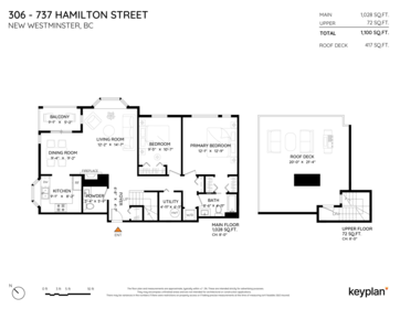 306 737 Hamilton Street, New Westminster, BC, New Westminster — Apartment/Condo for sale