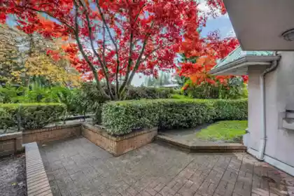 Backyard Photo of 104E 3081 Glen Drive, Coquitlam, BC