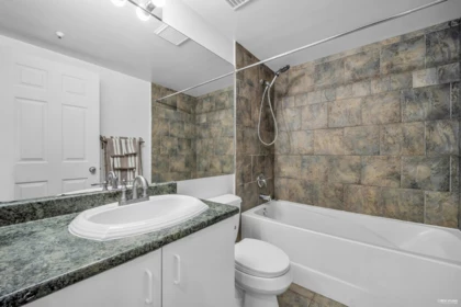 Guest Bathroom Photo of 104E 3081 Glen Drive, Coquitlam, BC