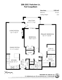 Aerial View of 208 2551 Parkview Lane, Port Coquitlam, BC