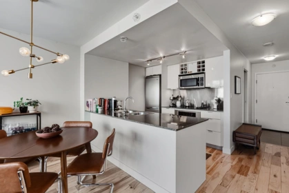 Kitchen Island Photo of 1705 788 Hamilton Street, Vancouver, BC