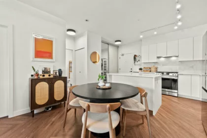 Kitchen Island Photo of 411 3229 St Johns Street, Port Moody, BC