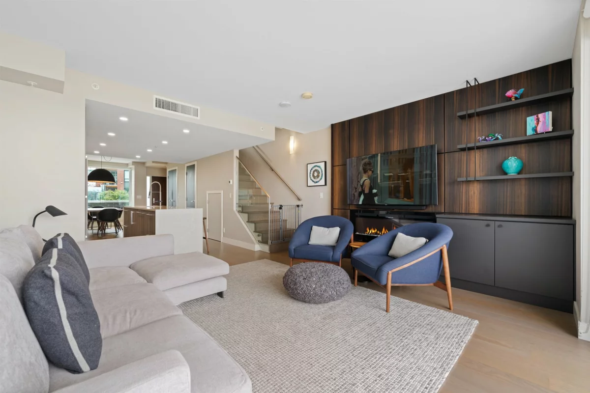 Living Room Photo of TH210 210 Salter Street, New Westminster, BC