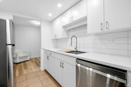 Kitchen Island Photo of 107 2925 Glen Drive, Coquitlam, BC