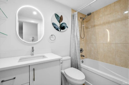 Primary Bathroom Photo of 107 2925 Glen Drive, Coquitlam, BC