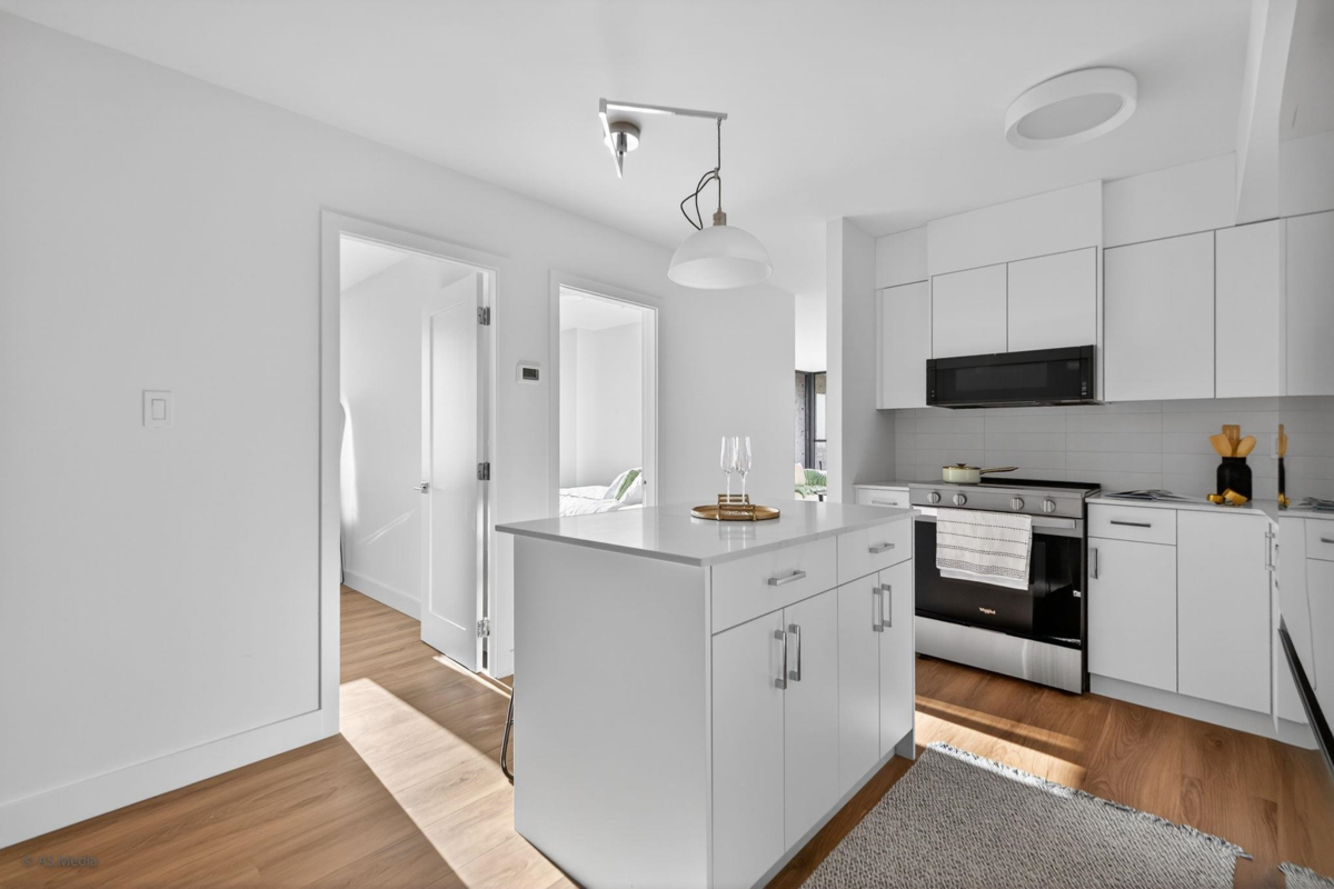 Exterior Rear Photo of 2206 3771 Bartlett Court, Burnaby, BC