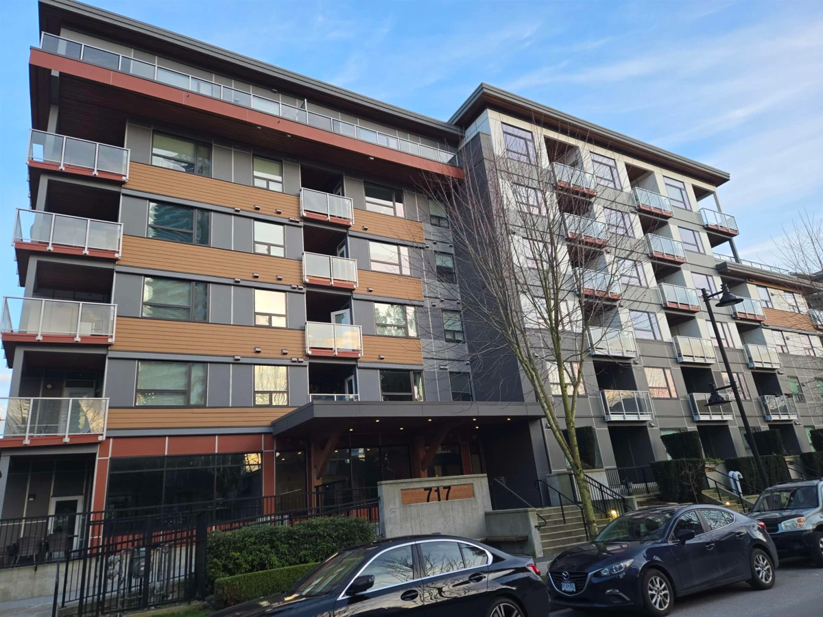 Exterior Rear Photo of 609 717 Breslay Street, Coquitlam, BC