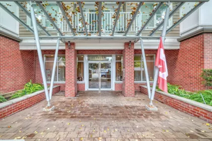 Front exterior of 102 12283 224 Street, Maple Ridge, BC