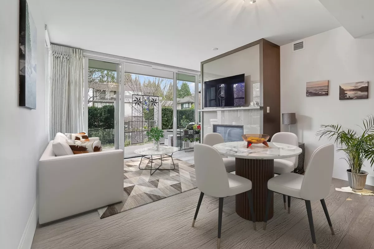 Dining Area Photo of 103 1501 Vidal Street, White Rock, BC