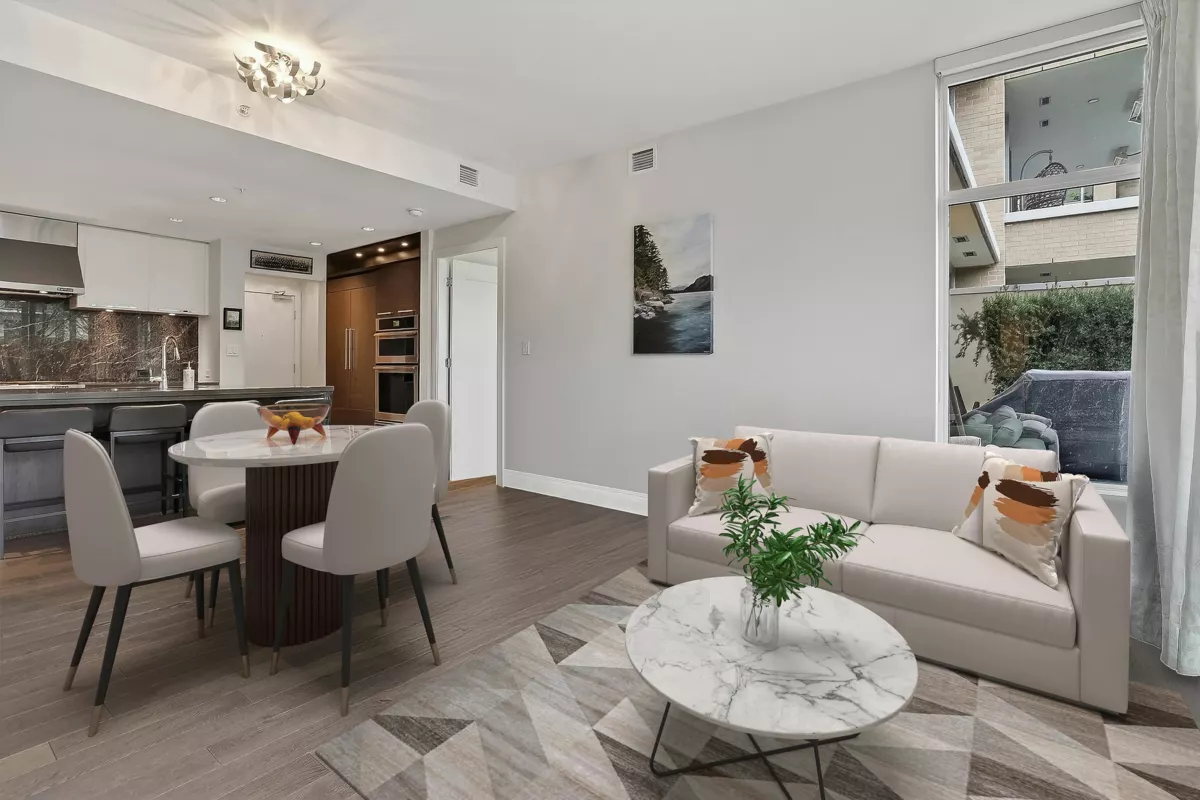 Kitchen Island Photo of 103 1501 Vidal Street, White Rock, BC
