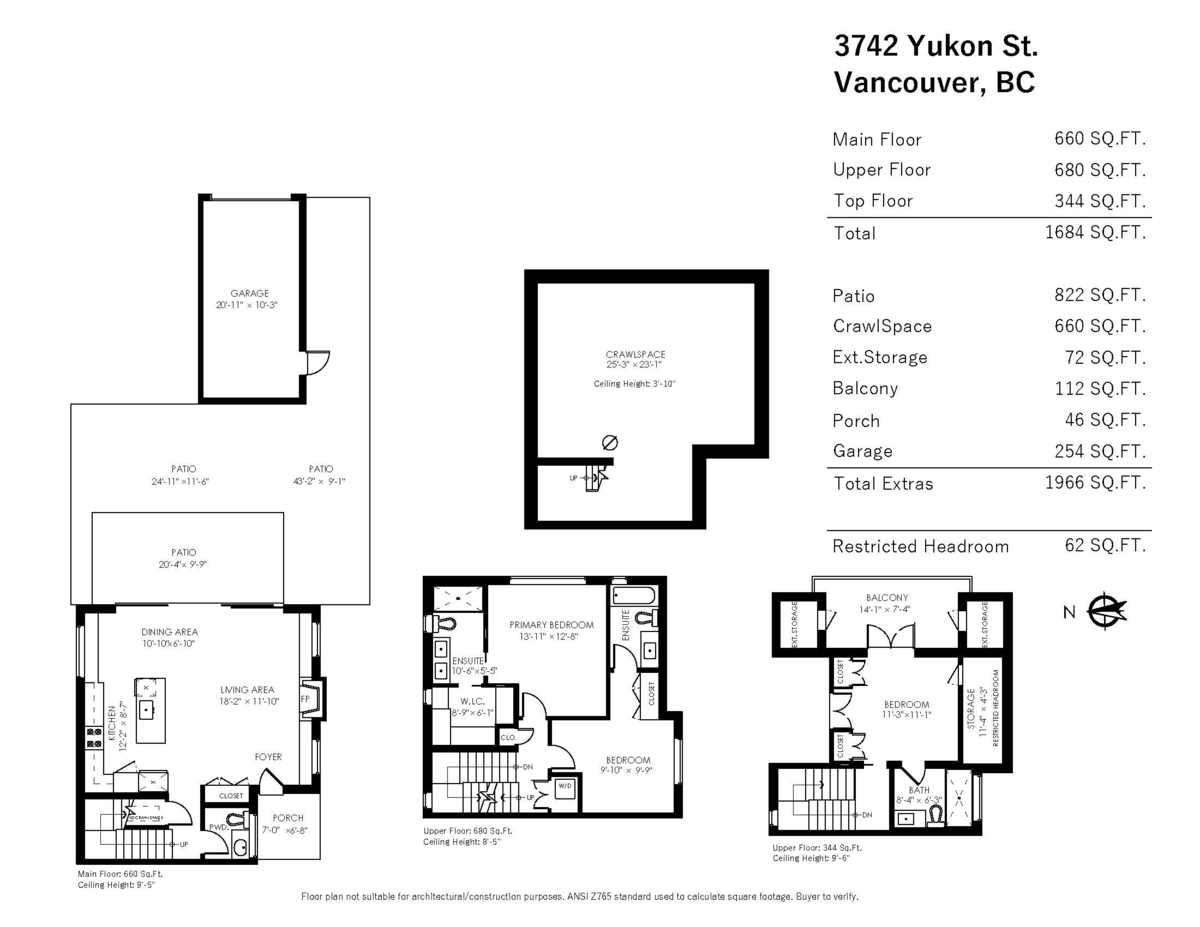 Outdoor Patio Photo of 3742 Yukon Street, Vancouver, BC