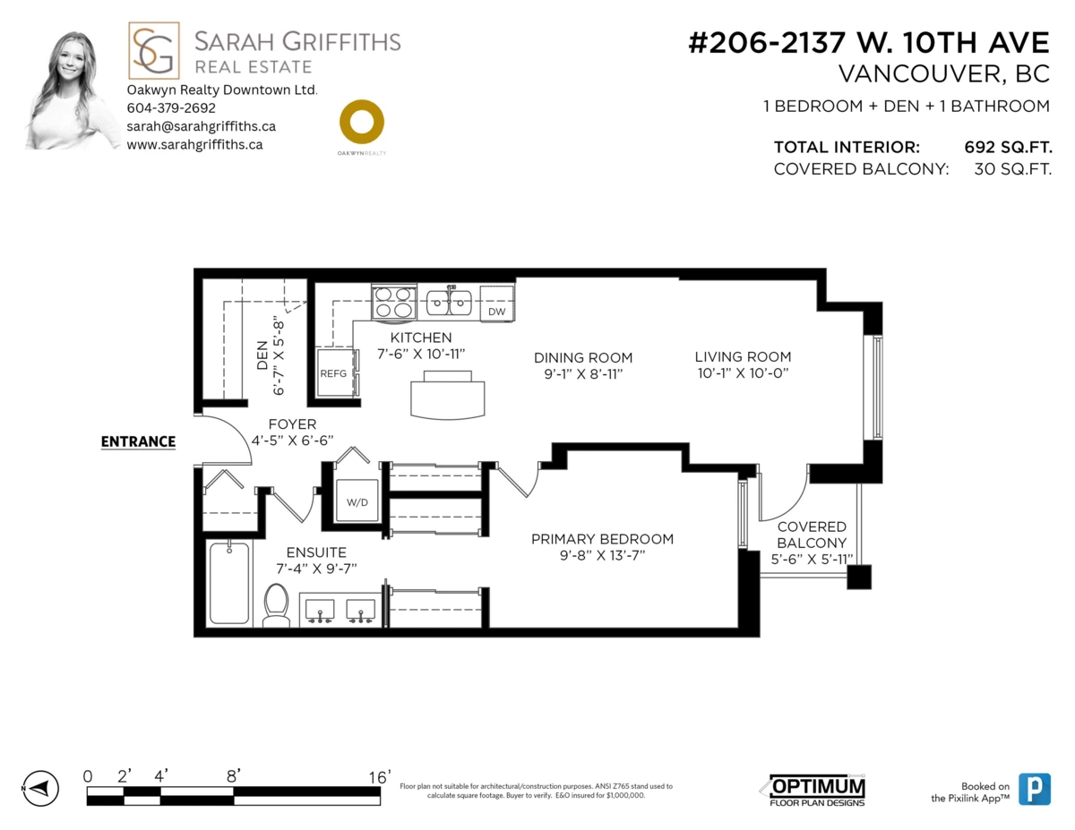 Powder Room Photo of 206 2137 W 10th Avenue, Vancouver, BC