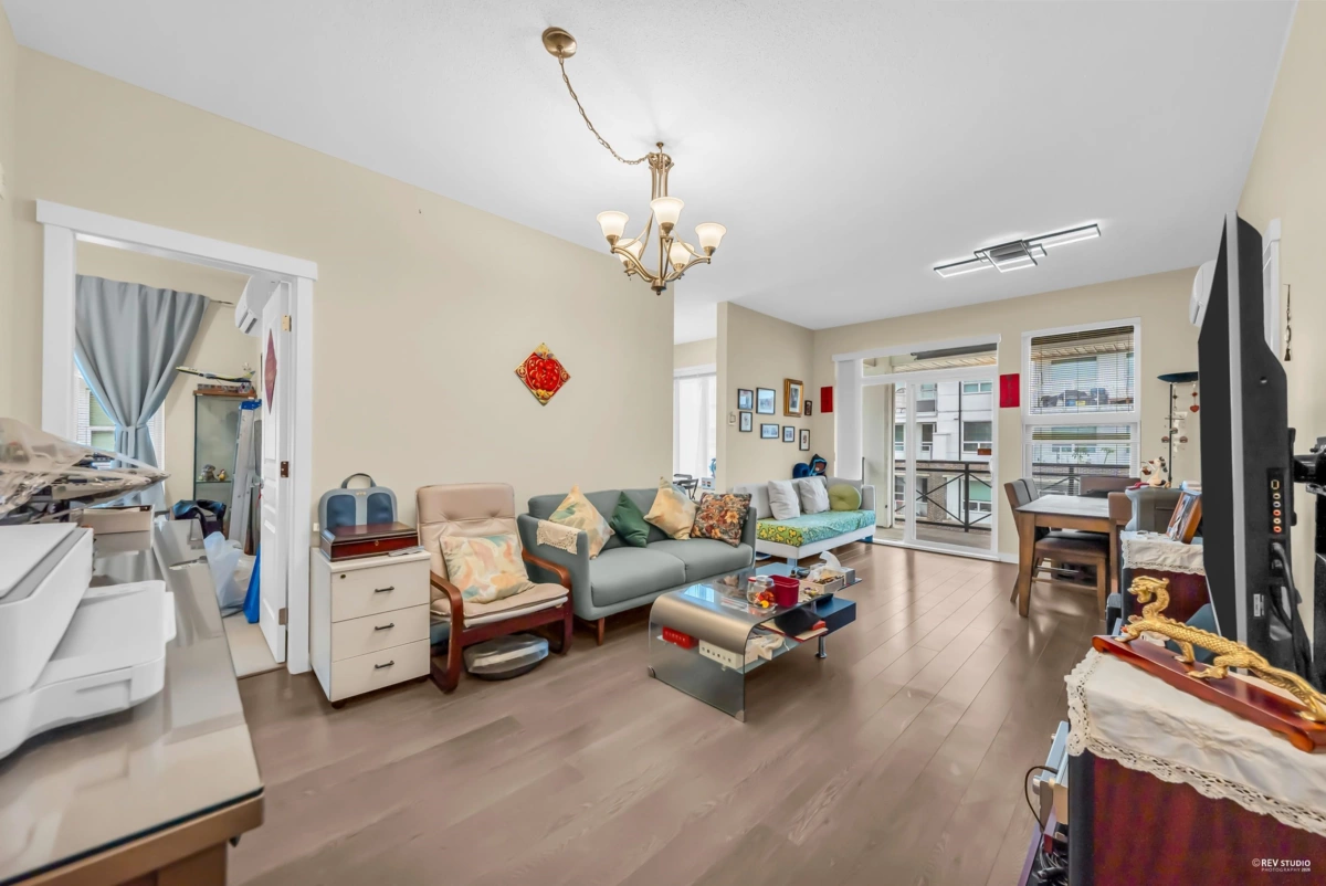 Living Room Photo of 413 9388 Mckim Way, Richmond, BC