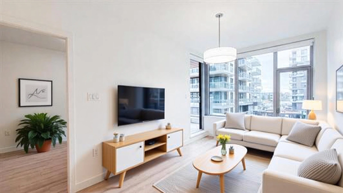 Living Room Photo of 327 755 Harbourside Drive, North Vancouver, BC