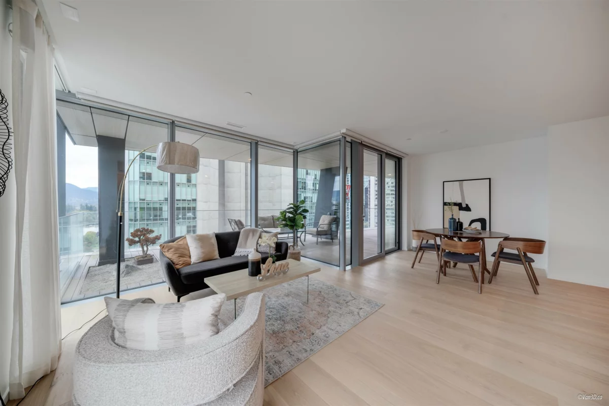Dining Area Photo of 1302 1568 Alberni Street, Vancouver, BC