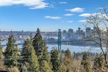 Aerial View of 1460 Nelson Avenue, West Vancouver, BC