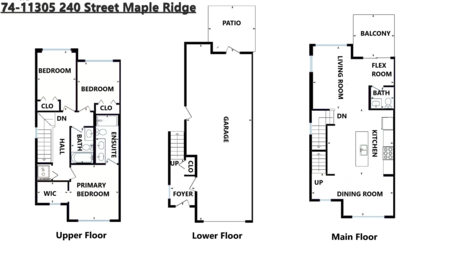 Outdoor Deck Photo of 74 11305 240 Street, Maple Ridge, BC