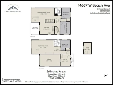 Street View Photo of 14667 W Beach Avenue, White Rock, BC