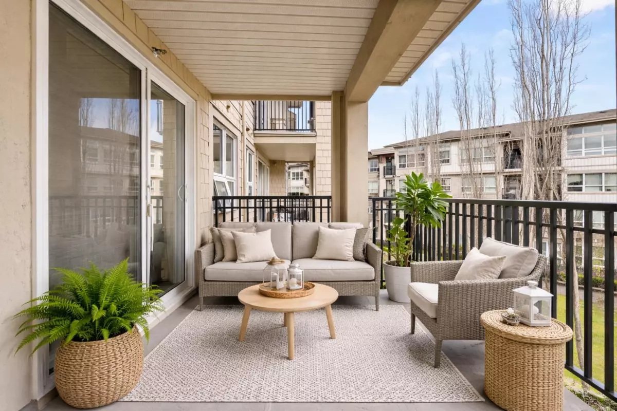 Exterior Rear Photo of 307 6828 Eckersley Road, Richmond, BC