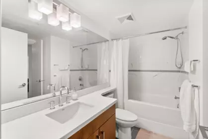 Basement Recreation Room Photo of 307 6828 Eckersley Road, Richmond, BC