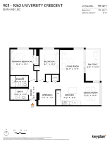 Office / Den Photo of 903 9262 University Crescent, Burnaby, BC