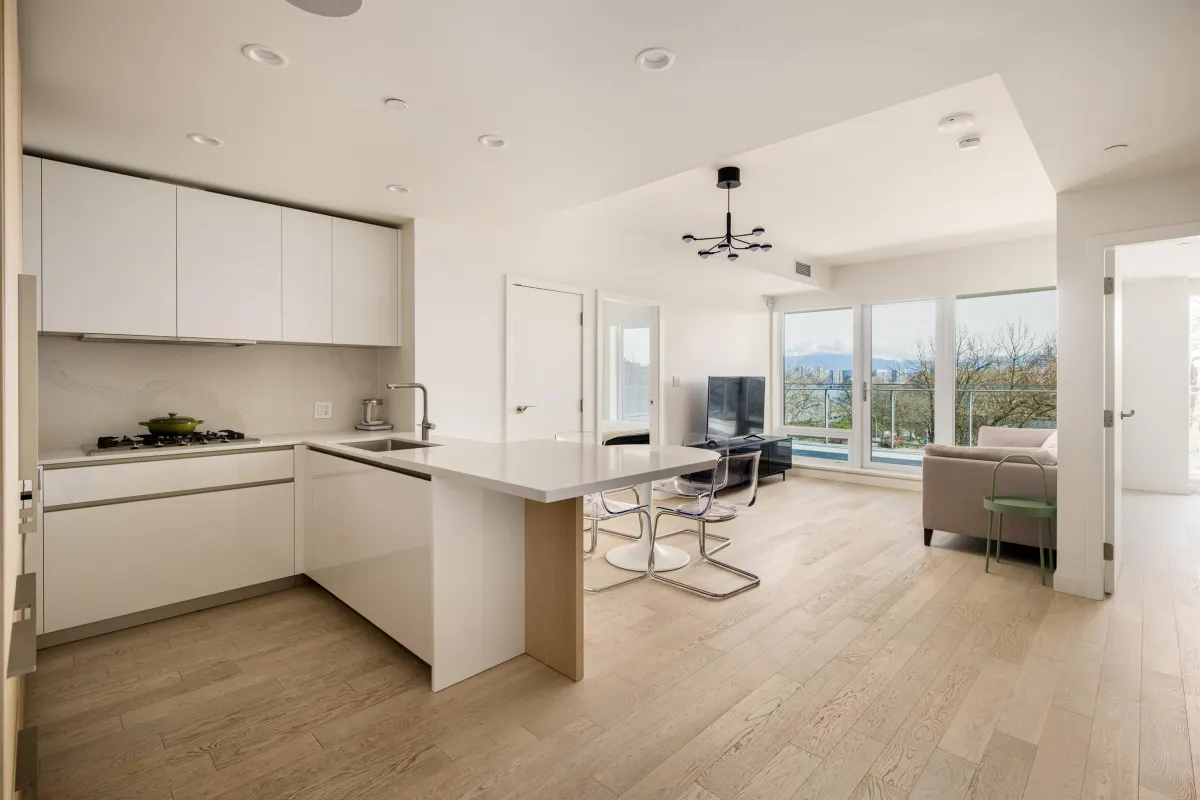 Living Room Photo of 406 6833 Pearson Way, Richmond, BC