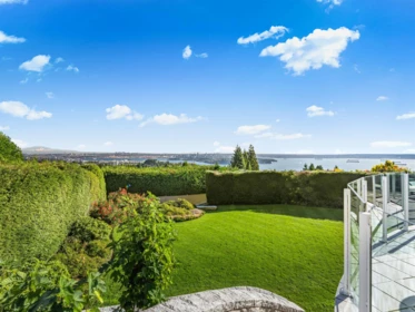 Aerial View of 1331 Chartwell Drive, West Vancouver, BC