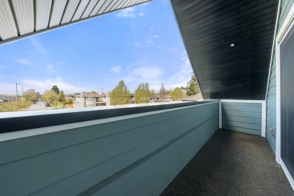 Aerial View of 6692 Nanaimo Street, Vancouver, BC