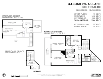 Garage Interior Photo of 4 6360 Lynas Lane, Richmond, BC