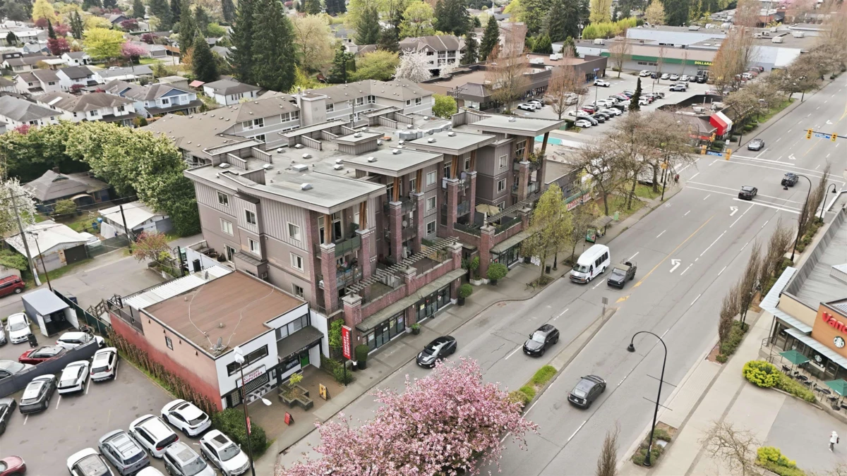 Exterior Rear Photo of 204 1273 Marine Drive, North Vancouver, BC