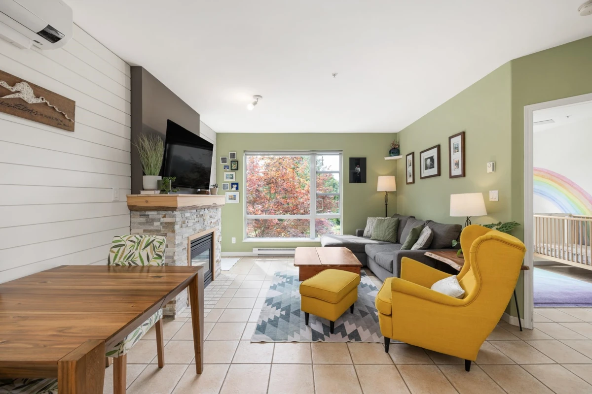 Living Room Photo of 219 3629 Deercrest Drive, North Vancouver, BC