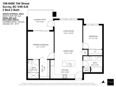 Entry Foyer Photo of 106 6460 194 Street, Surrey, BC