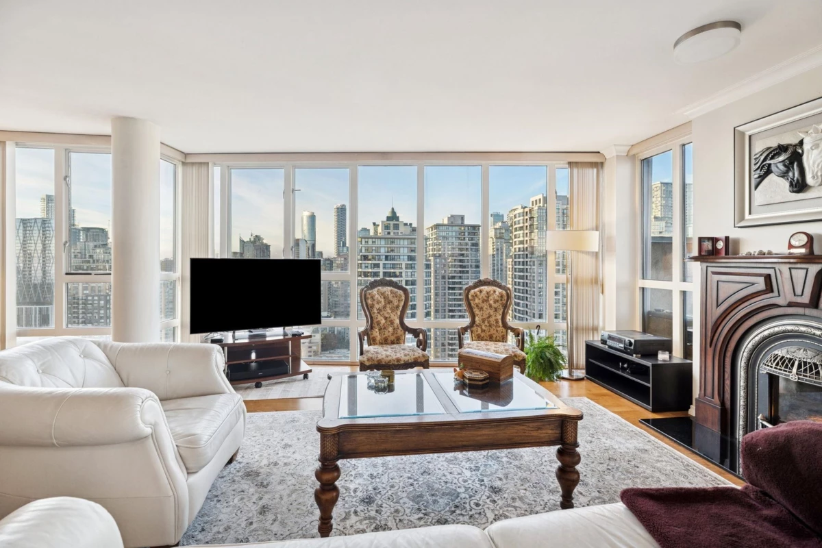 Living Room Photo of PH5 950 Cambie Street, Vancouver, BC