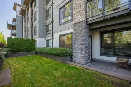 Outdoor Deck Photo of 112 15351 101 Avenue, Surrey, BC