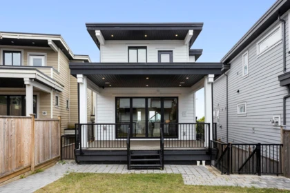 Aerial View of 340 E Keith Road, North Vancouver, BC