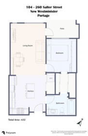 Hallway Photo of 104 260 Salter Street, New Westminster, BC