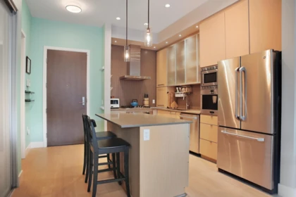 Kitchen Island Photo of 104 260 Salter Street, New Westminster, BC