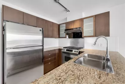 Kitchen Island Photo of 1002 7575 Alderbridge Way, Richmond, BC