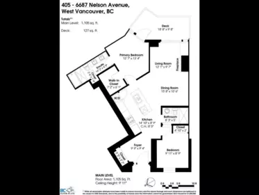 Office / Den Photo of 405 6687 Nelson Avenue, West Vancouver, BC