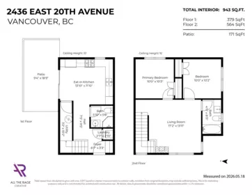 Hallway Photo of 2436 E 20th Avenue, Vancouver, BC