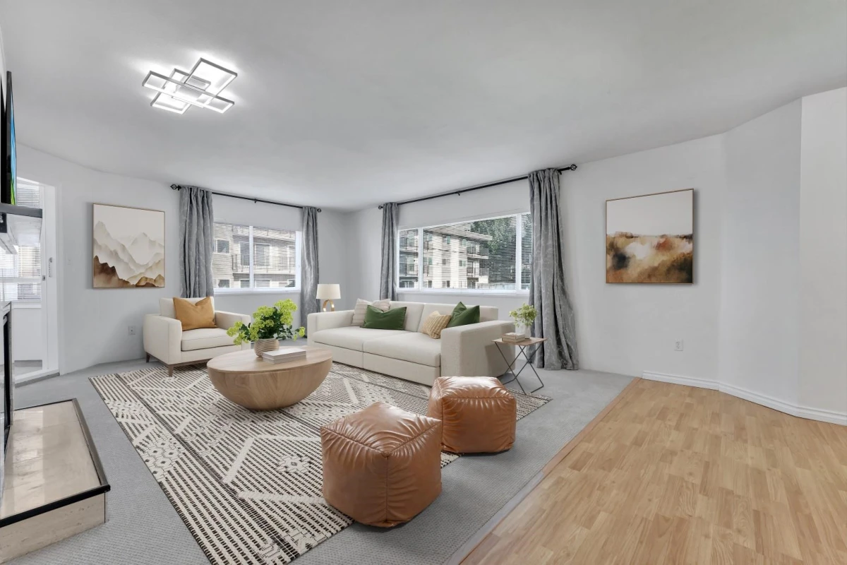 Living Room Photo of 103 22241 Selkirk Avenue, Maple Ridge, BC