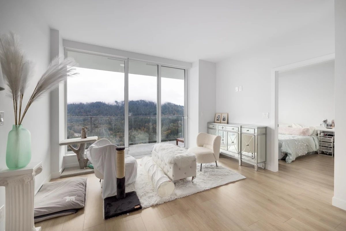 Living Room Photo of 3002 567 Clarke Road, Coquitlam, BC