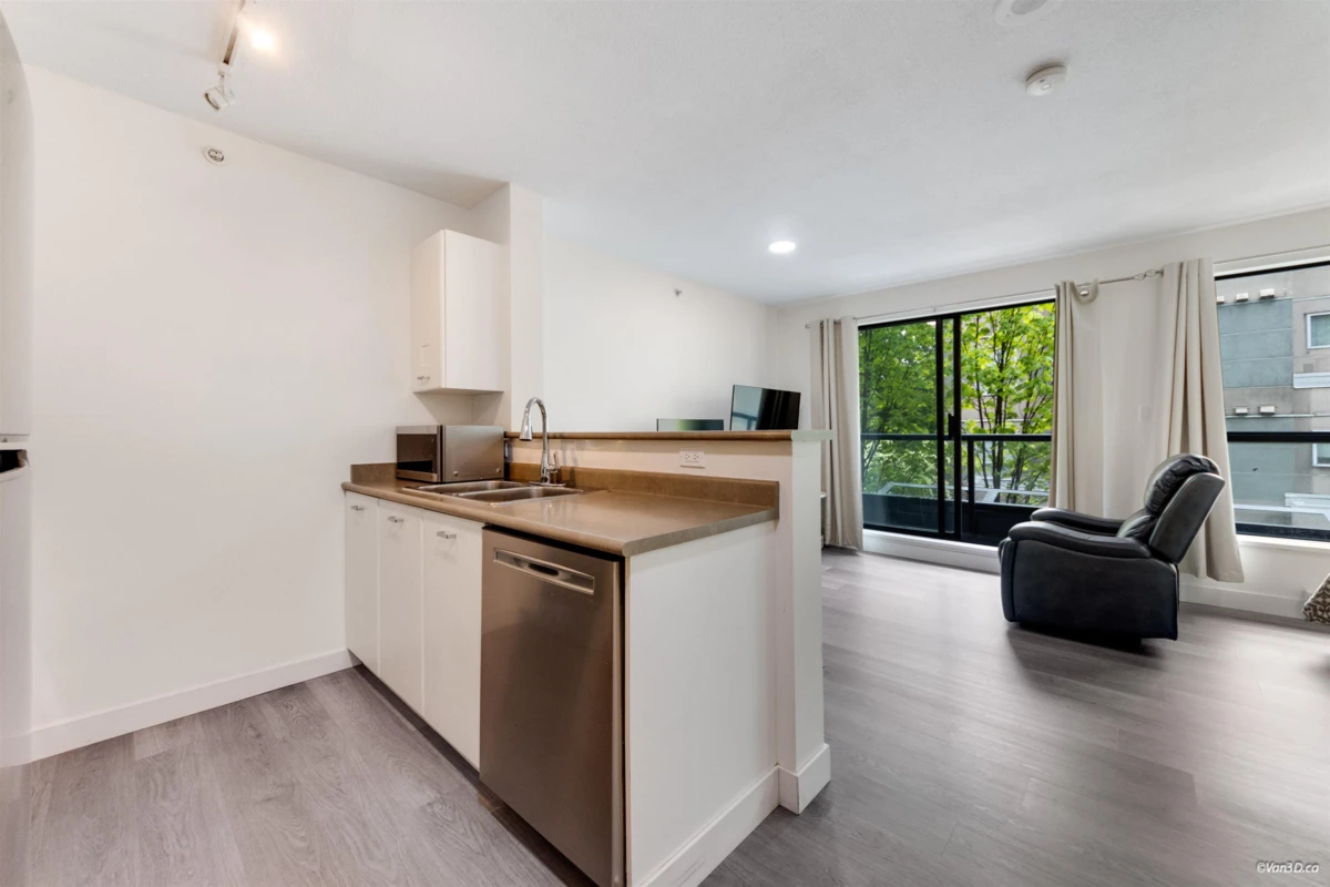 Living Room Photo of 205 3438 Vanness Avenue, Vancouver, BC