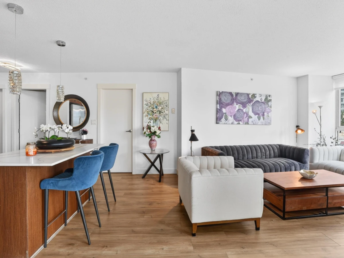 Family Room Photo of 801 1189 Melville Street, Vancouver, BC