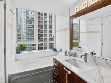 Guest Bathroom Photo of 801 1189 Melville Street, Vancouver, BC